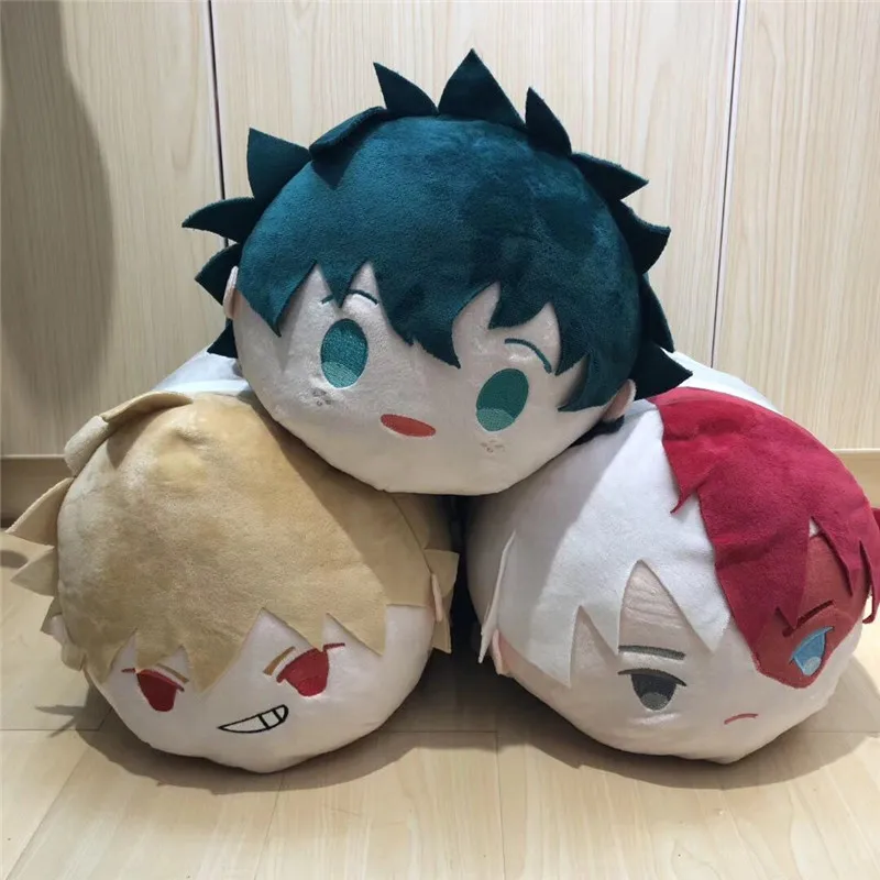 Аниме My Hero academic Izuku Midoriya &amp Bakugou Katsuki Todoroki Мягкие плюшевые игрушки плюшевая