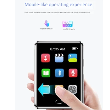 

HOT Music Player 2.5 Inch MP4 Full Sn Bluetooth Music Player Zinc Alloy External Lossless Mp4 with Press Sn Function