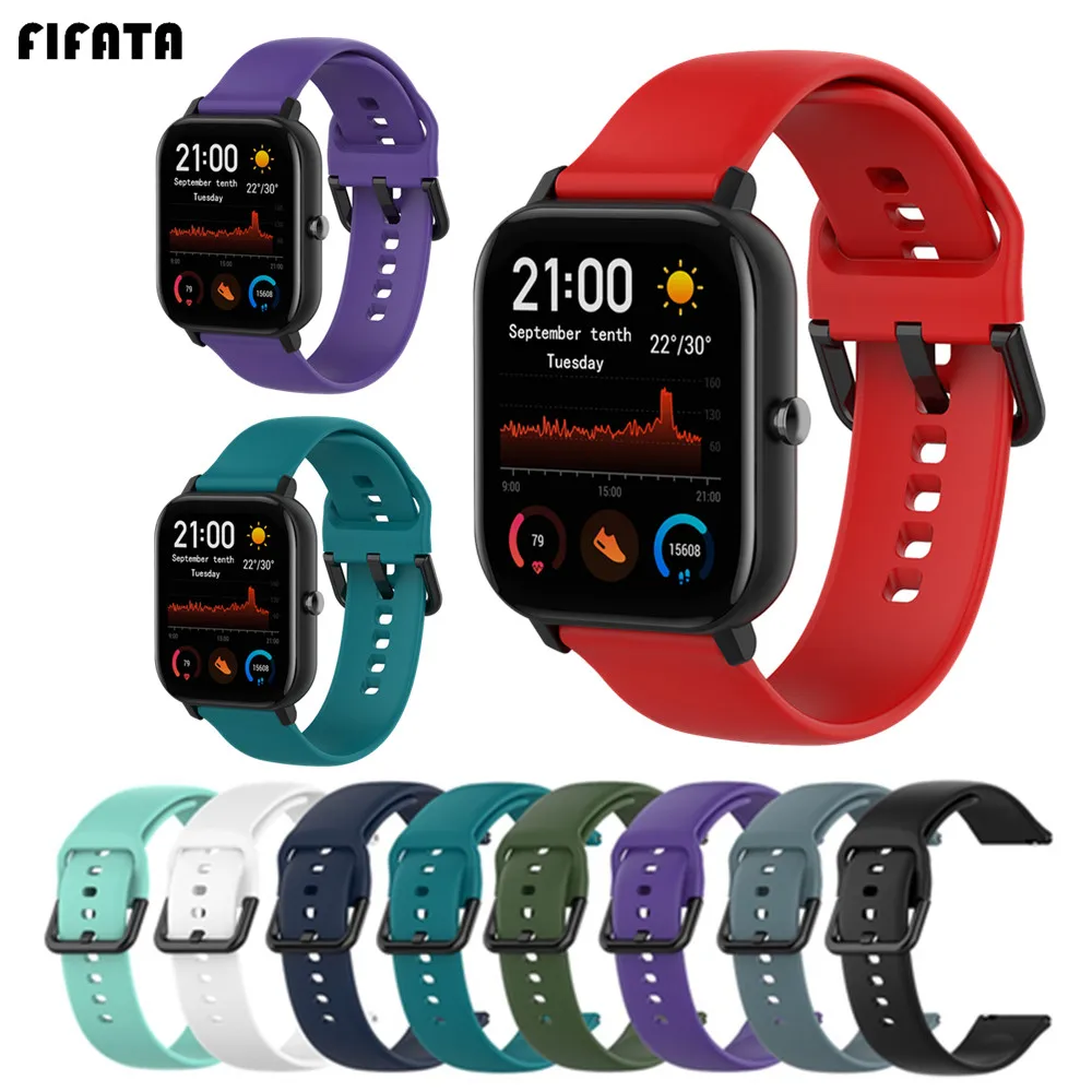 Ремешок силиконовый для смарт часов Xiaomi Huami Amazfit Bip S/Bip|Смарт-аксессуары| |