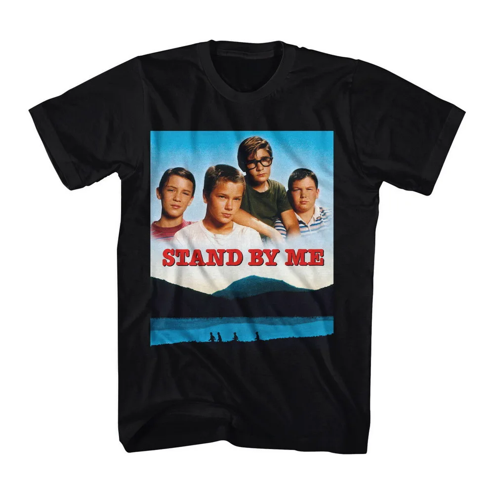Stand By Me Poster Мужская черная футболка новые размеры S-2XL хлопок тренажерные залы