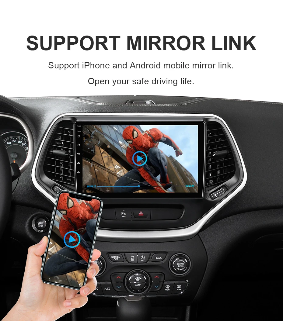 ISUDAR Автомагнитола для Jeep Cherokee 5 KL- 2 din Android 9 Авторадио Мультимедиа gps DVR AHD камера ram 2 Гб rom 32 Гб USB