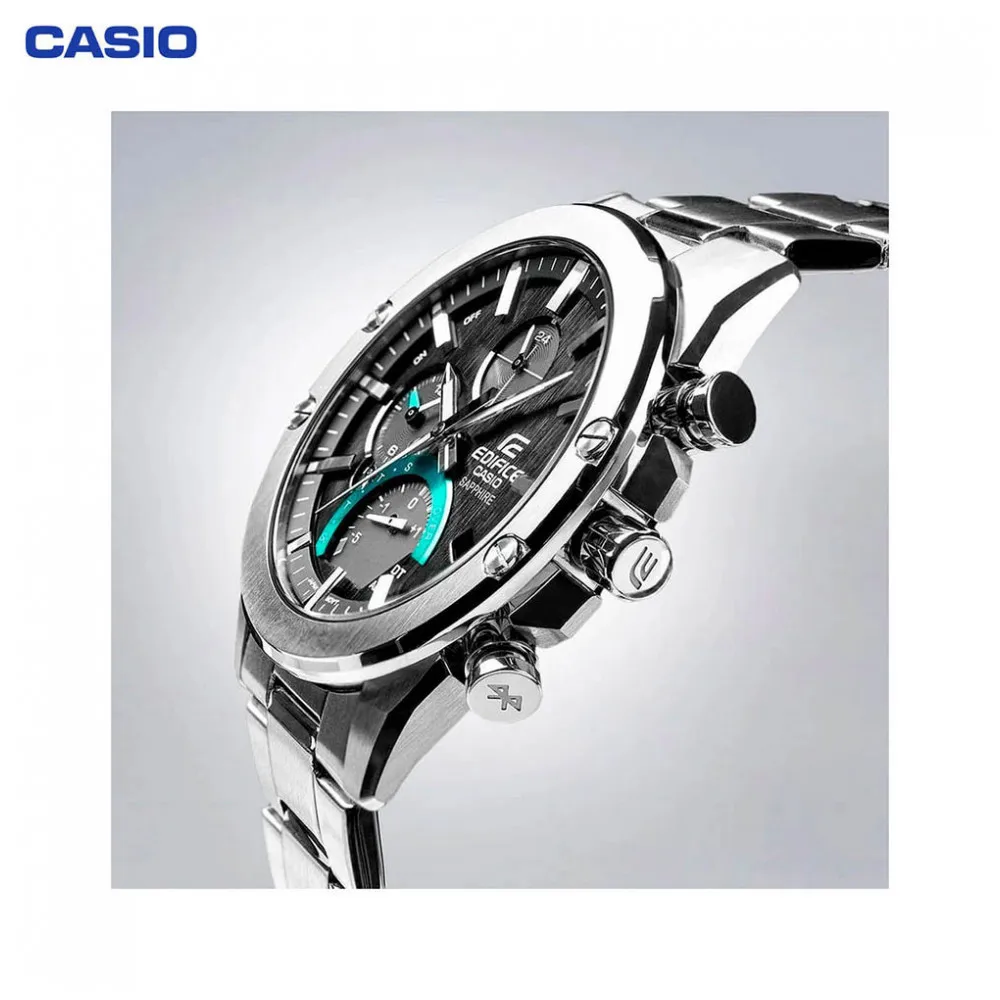 Наручные часы Casio EQB-1000D-1AER мужские с кварцевым хронографом на браслете