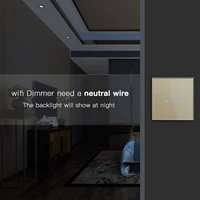 BSEED Single Smart Wifi Dimmer Switches 1Gang 1WayWifi Control Dimmable Led Light Glass Panel Support Tuya Google Smart Life - Image 5