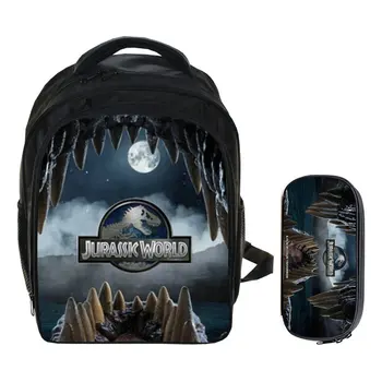 

2020 NEW Kids School Backpack Children School Bags For Kindergarten Girls Boys Jurassic World Student book bag mochila infantil