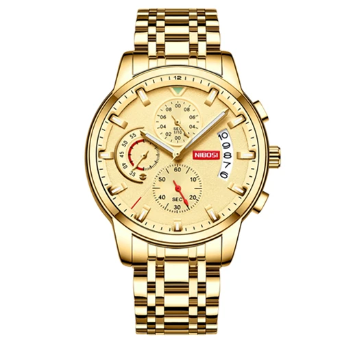 Часы мужские Relogio Masculino NIBOSI мужские часы лучший бренд класса люкс известная Мужская мода Повседневное платье часы военные кварцевые наручные часы Saat - Цвет: 20