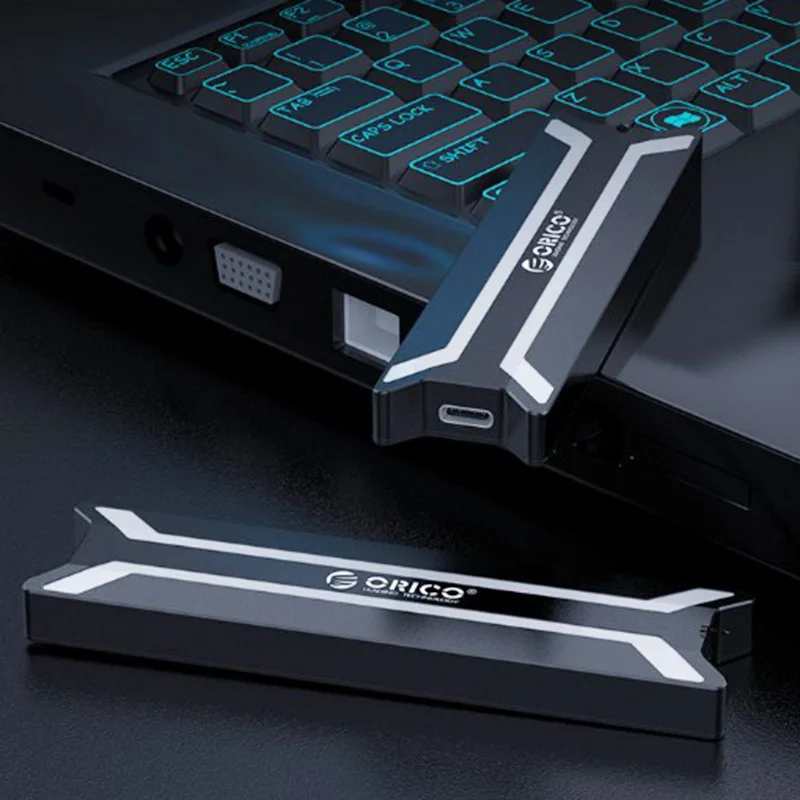 NVME M.2 чехол для внешнего SSD твердотельный накопитель поддерживает протокол ускорения UASP и инструкции по обрезке 10 Гбит/с высокоскоростной