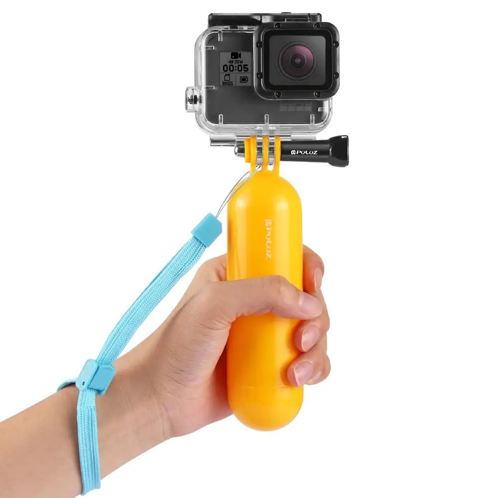 PULUZ подводная камера плавающая палка плавучести рукоятка держатель с регулируемым ремешком на запястье для GoPro Спортивная камера