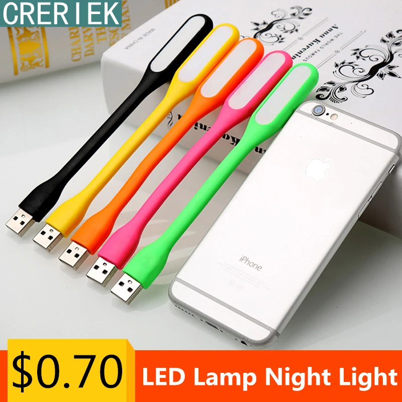 

5pcs Portable Flexible Led Lamp For Notebook Laptop Tablet PC Power Bank Computer USB LED Lamp Night Light