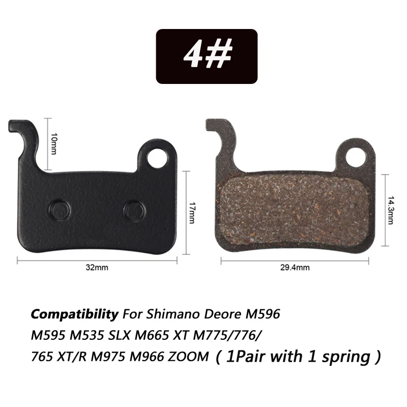1 пара металлические дисковые тормоза для горных велосипедов Shimano M446 355 395 BB5|bicycle