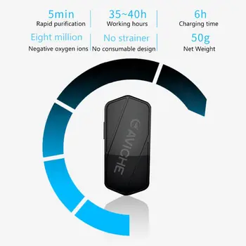 

Air Purifier Necklace Mini Portable Air Freshener Ionizer Negative Ion Generator E7CA