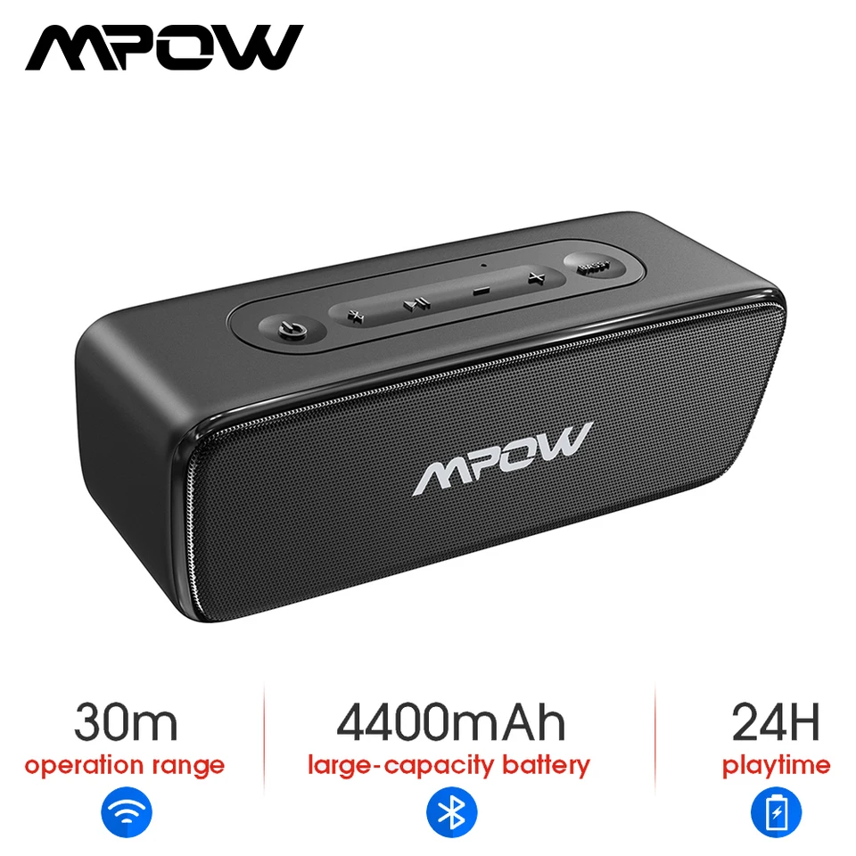 mpow bass bluetooth speaker