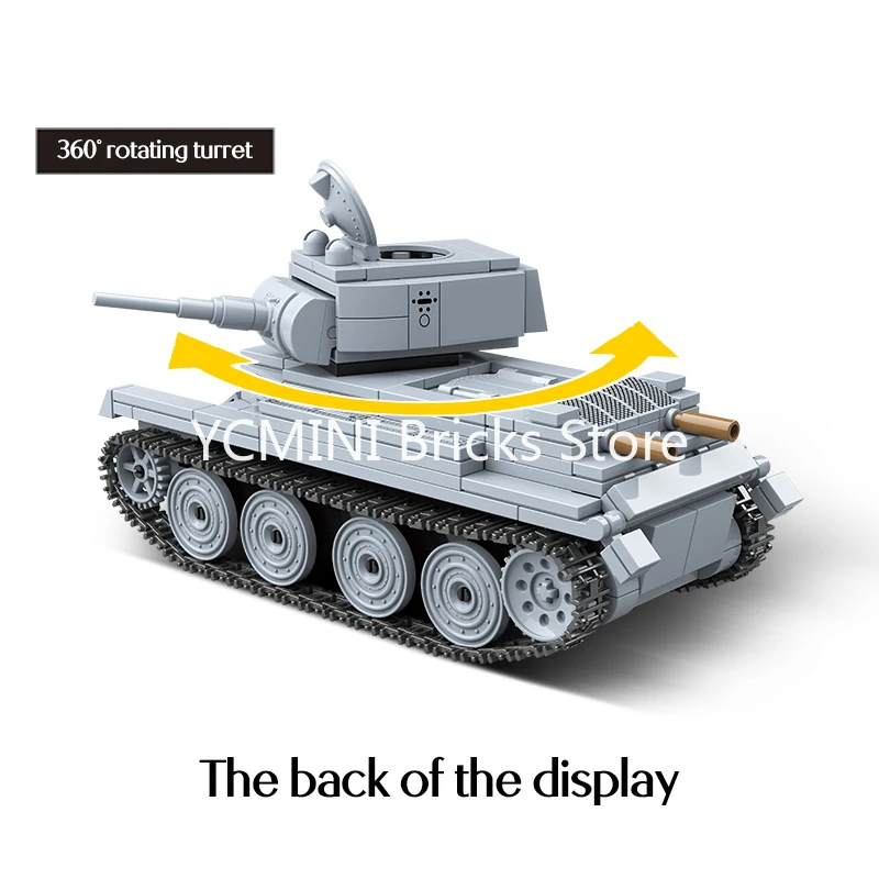 Конструктор Fit Lego 462 шт. Советский Союз стиль милитари бысветильник танк Второй