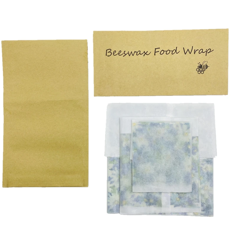 Reusable Beeswax Food 3PCS Wraps