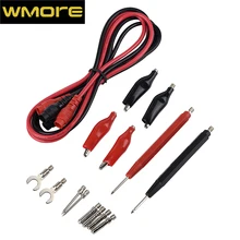 JCD Multimeter Probe Test Leads Pin for Digital Multimeter Needle Tip Multi Meter Tester Lead Probe Wire Pen Cable 20A 1000V zeast vc97 digital multimeter 3 3 4 capacitor frequency tester meter professional electric leads instruments lcd probe