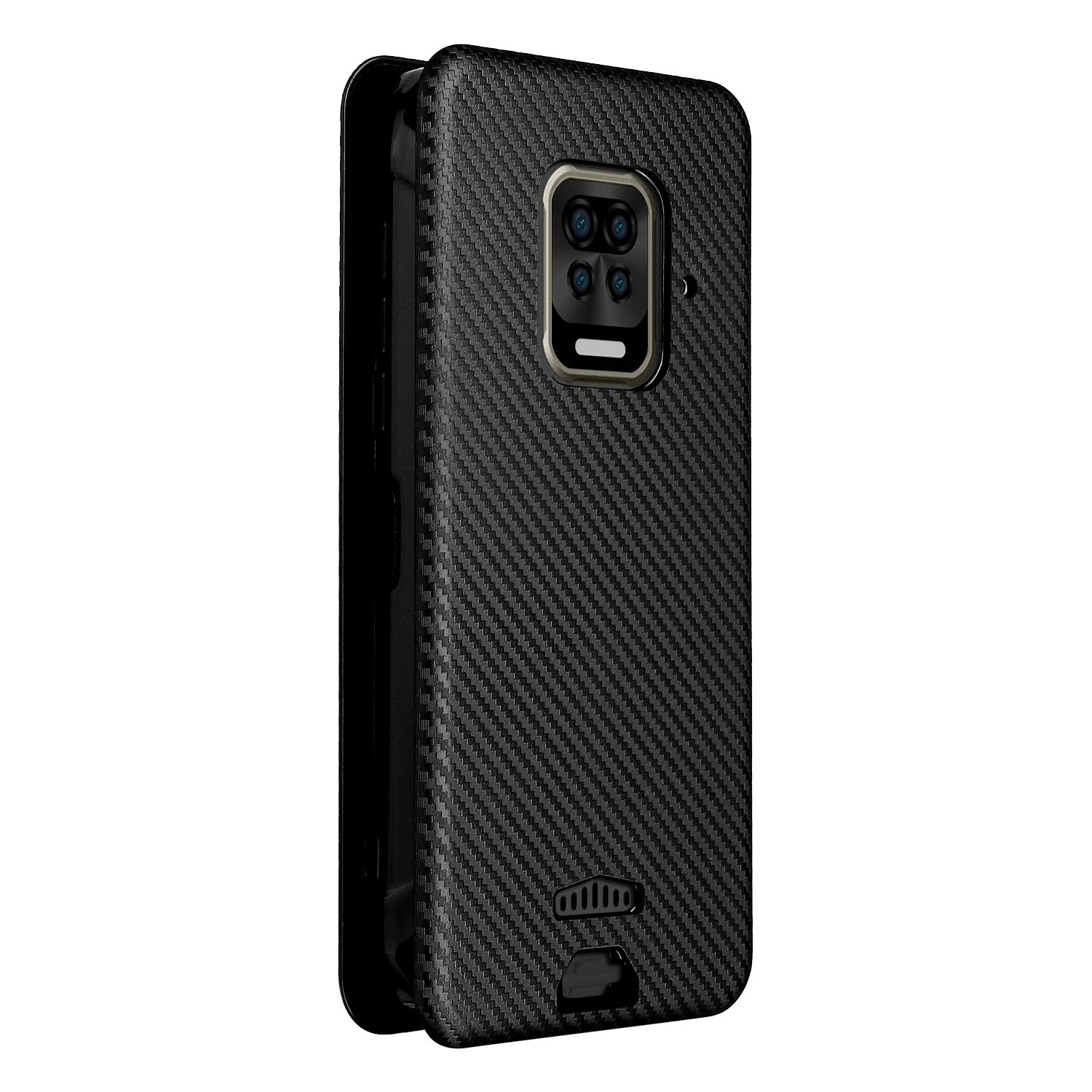For Doogee S59 Pro Case Carbon Fiber Flip Leather Case For Doogee S59 S59Pro Business Magnetic Wallet Card Slot Slim Cover
