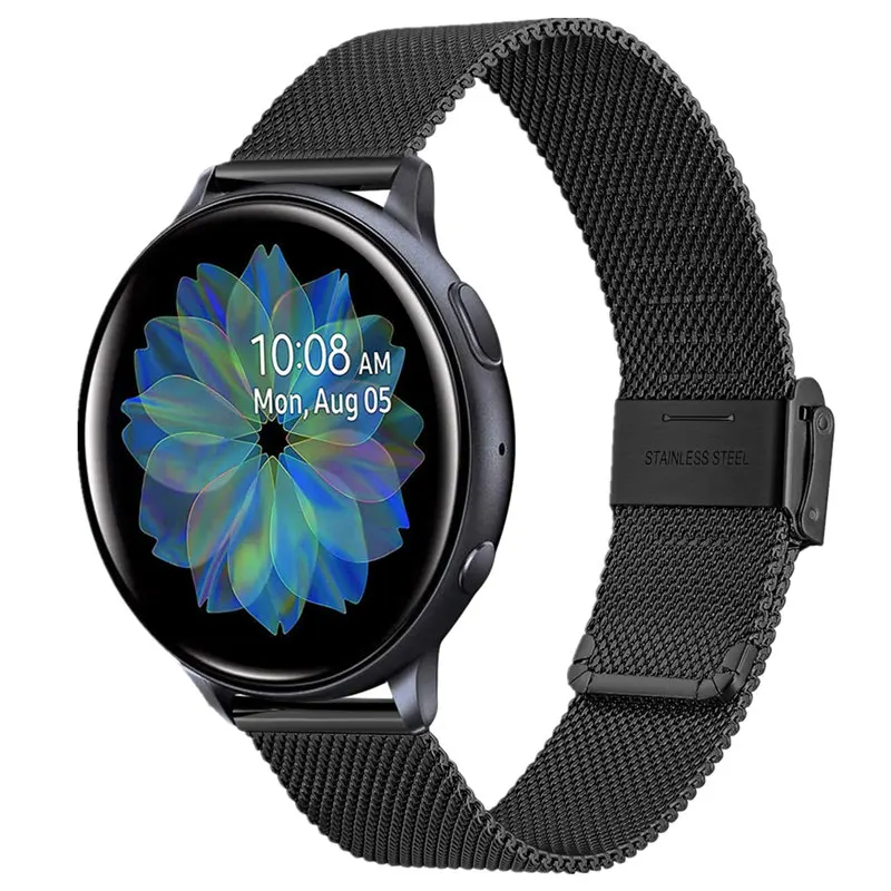 Ремешок для часов из нержавеющей стали с магнитной застежкой Samsung Galaxy Watch 20/22/42/46