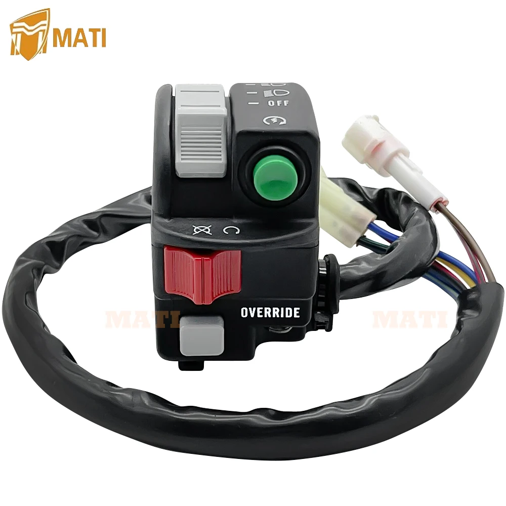 

Переключатель на руль для включения и остановки передней фары для Yamaha Гризли 550 700 Kodiak 450 700 YFM700 YFM550 YFM450 28P-83972-00-00