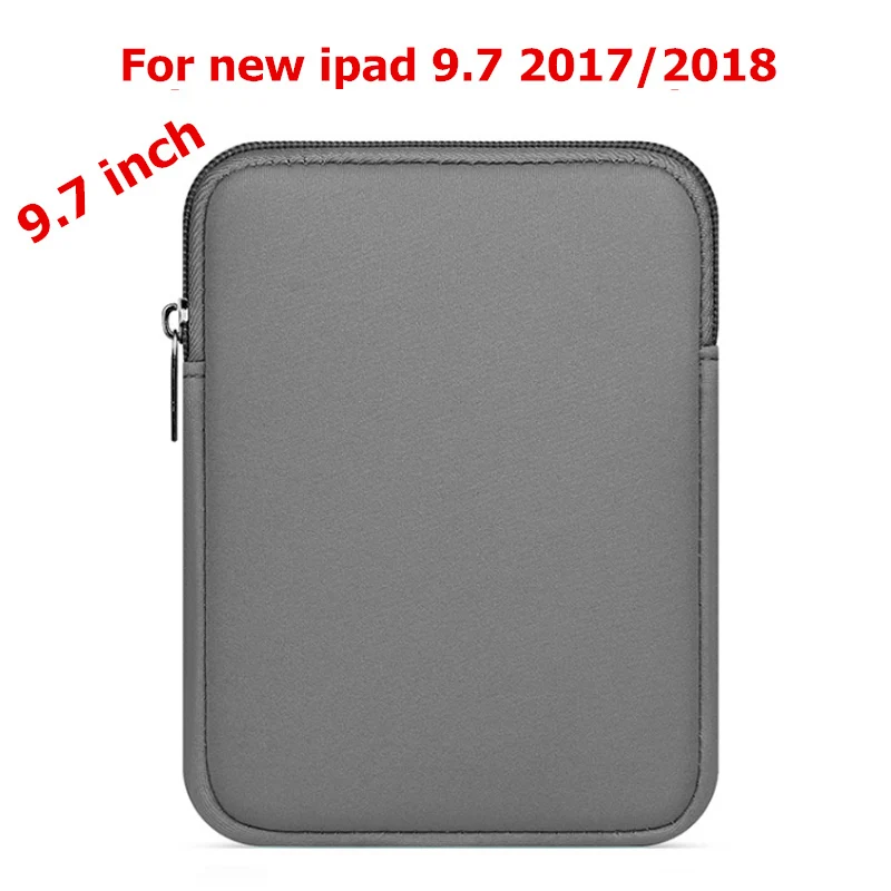 9.7 inch grey BinFul мягкие планшеты гильзы сумка для iPad Mini 1/2/3/4 Air 1/2 крышка чехол для iPad Pro 9,7 нового iPad 9,7 для чтения электронных книг 6 - Цвет: 9.7 inch grey