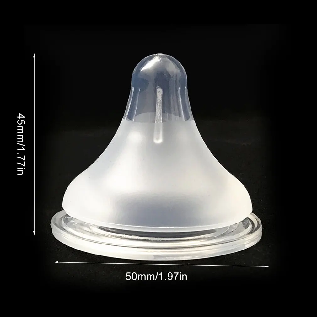 Силиконовая гелевая бутылочка для кормления молоком толстая матовая детская