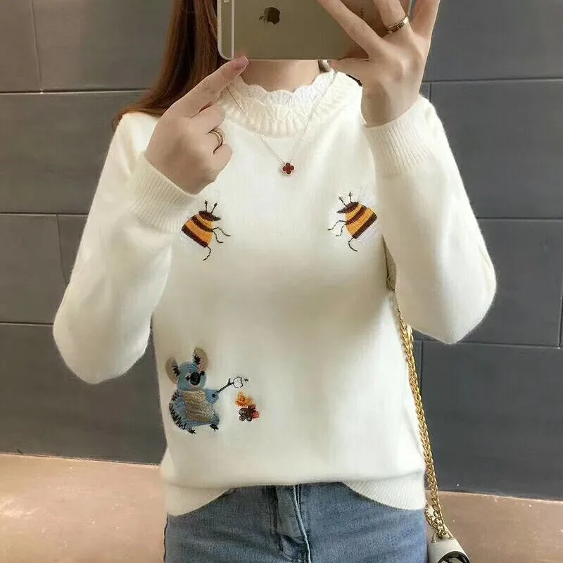 New Fashion 2020 Autumn Winter Women Cashmere Sweater Female Long Sleeve O Neck Sweaters Thick Loose Warm Knitted Pullovers Tops | Женская