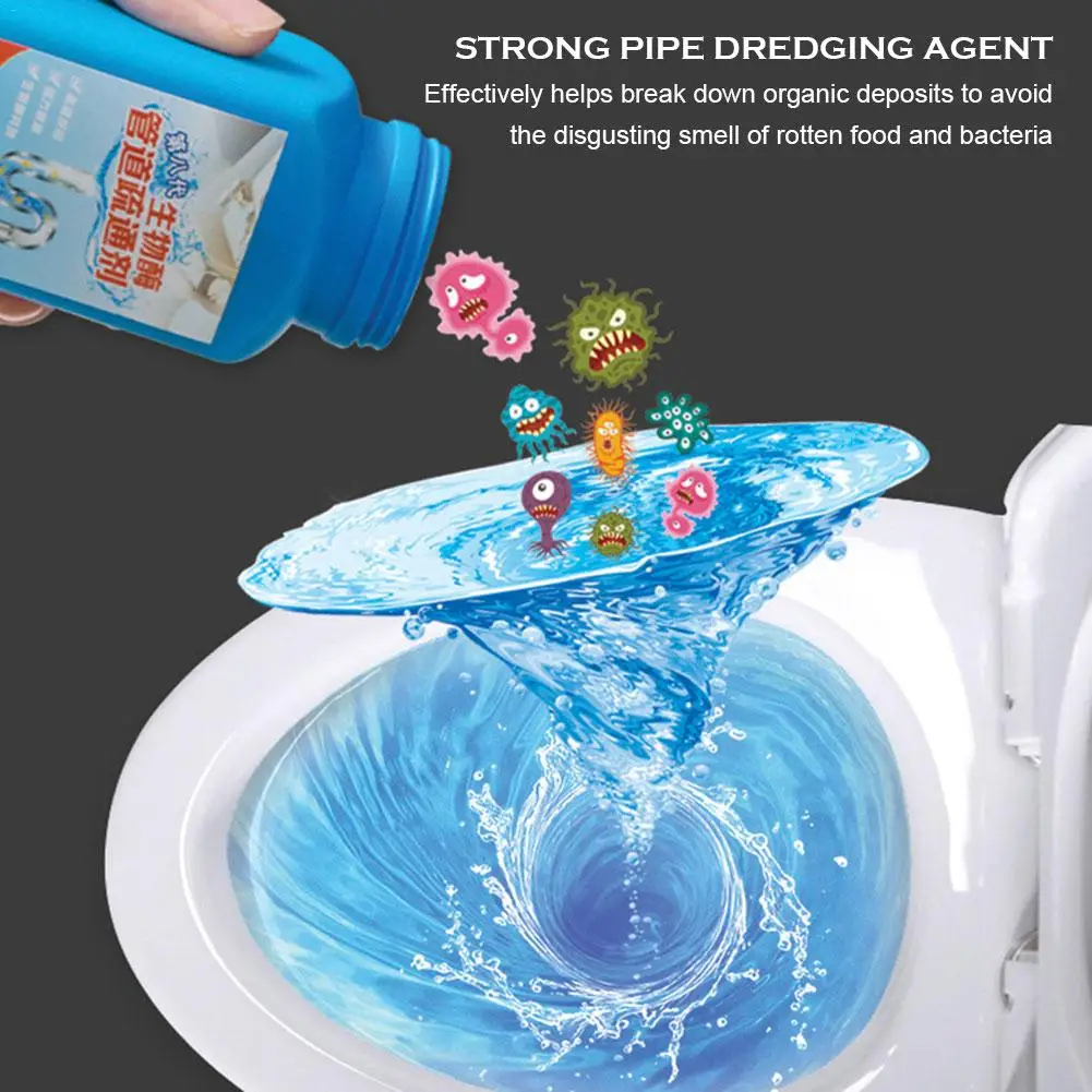 110g Pipe Dredging Agent Powerful Kitchen Sink Drain Cleaner Bathroom  Dredge Deodorant Toilet Sewer Fast Cleaning Tools - Drain Cleaners -  AliExpress