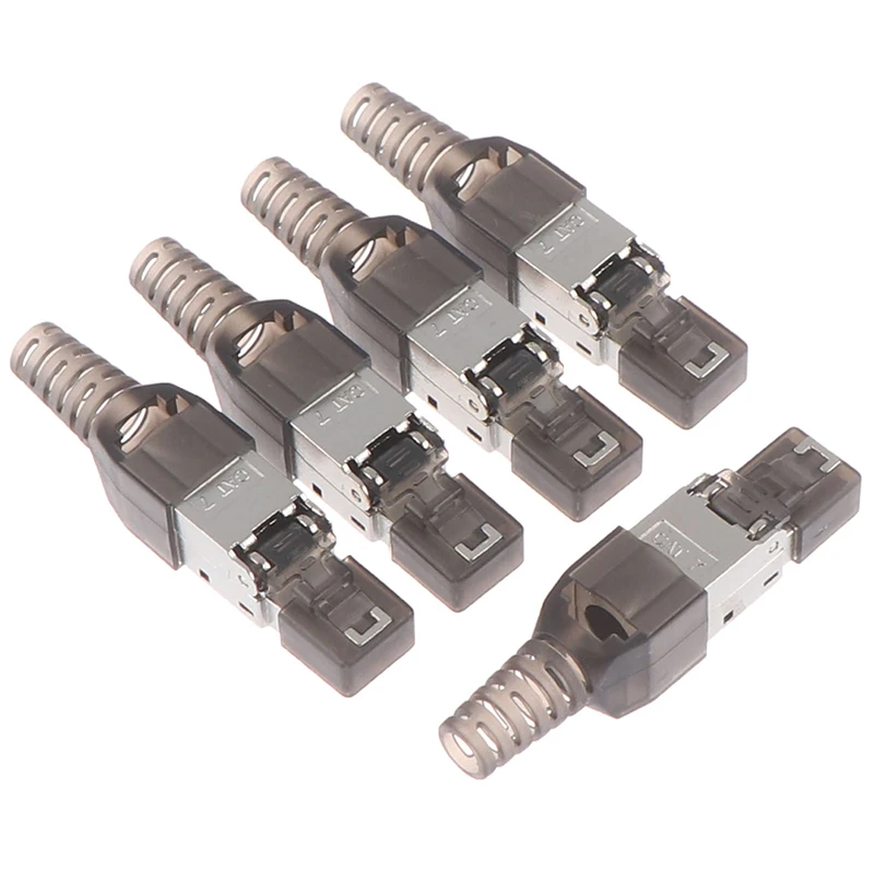 Модульный Штекерный разъем 22-26AWG RJ45 Cat 7 без инструментов 1 шт. | Обустройство дома