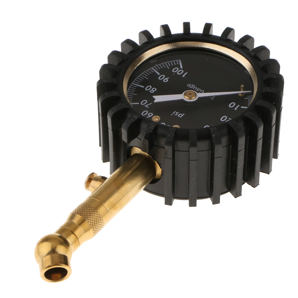Car Vehicle Automobile Tire Tyre Air Pressure Gauge 0-100psi Dial Meter