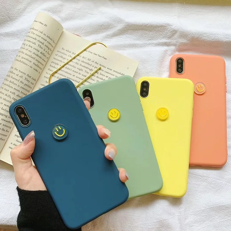 Желтый смайлик логотип фон простой чистый цвет чехол для телефона iPhone 6/S 78Plus iPhoen X