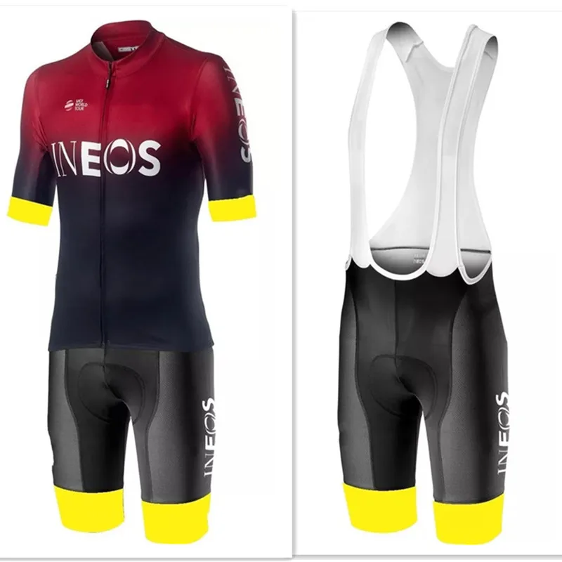 

2020 Ineos Team Cycling Jersey new summer short sleeve cycling suit cycling breathable cycling suit