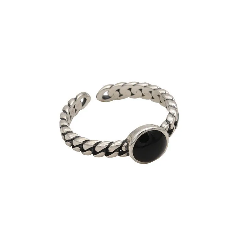 Mewanry Silver Color Rings New Fashion Open Ring Creative Design Vintage Wedding Holiday Party Gift for Women