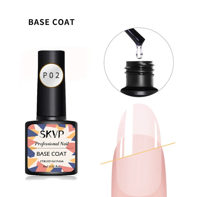 SKVP Gel Nail Polish Cat Eye Gel Semi Permanent Uv Varnish Gel Nail Art 8ML Glitter Effect Off Nail Polish Gel For Nails Design base coat