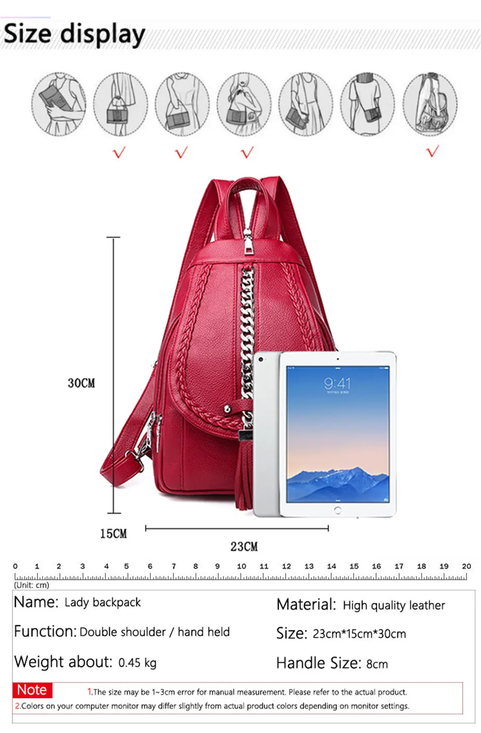 Женские кожаные рюкзаки ткацкий металлический рюкзачок с цепочками sac dos дорожные рюкзаки mochila masculina школьные рюкзаки для подростков