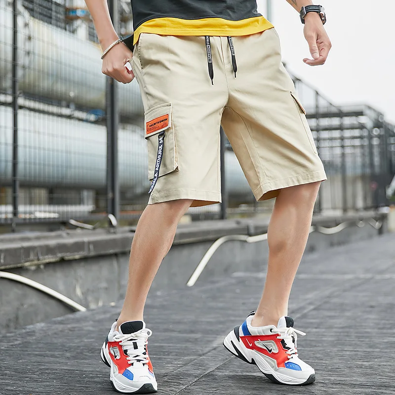 Хорошие новые повседневные мужские шорты, спортивные шорты в стиле хип-хоп, уличные шорты для скейтбординга, большие размеры, рабочие шорты, мужская одежда