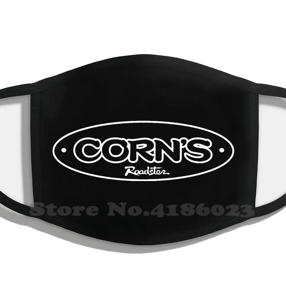 Corn'S Mini Roadster печать стирающаяся дышащая многоразовая хлопковая маска для губ