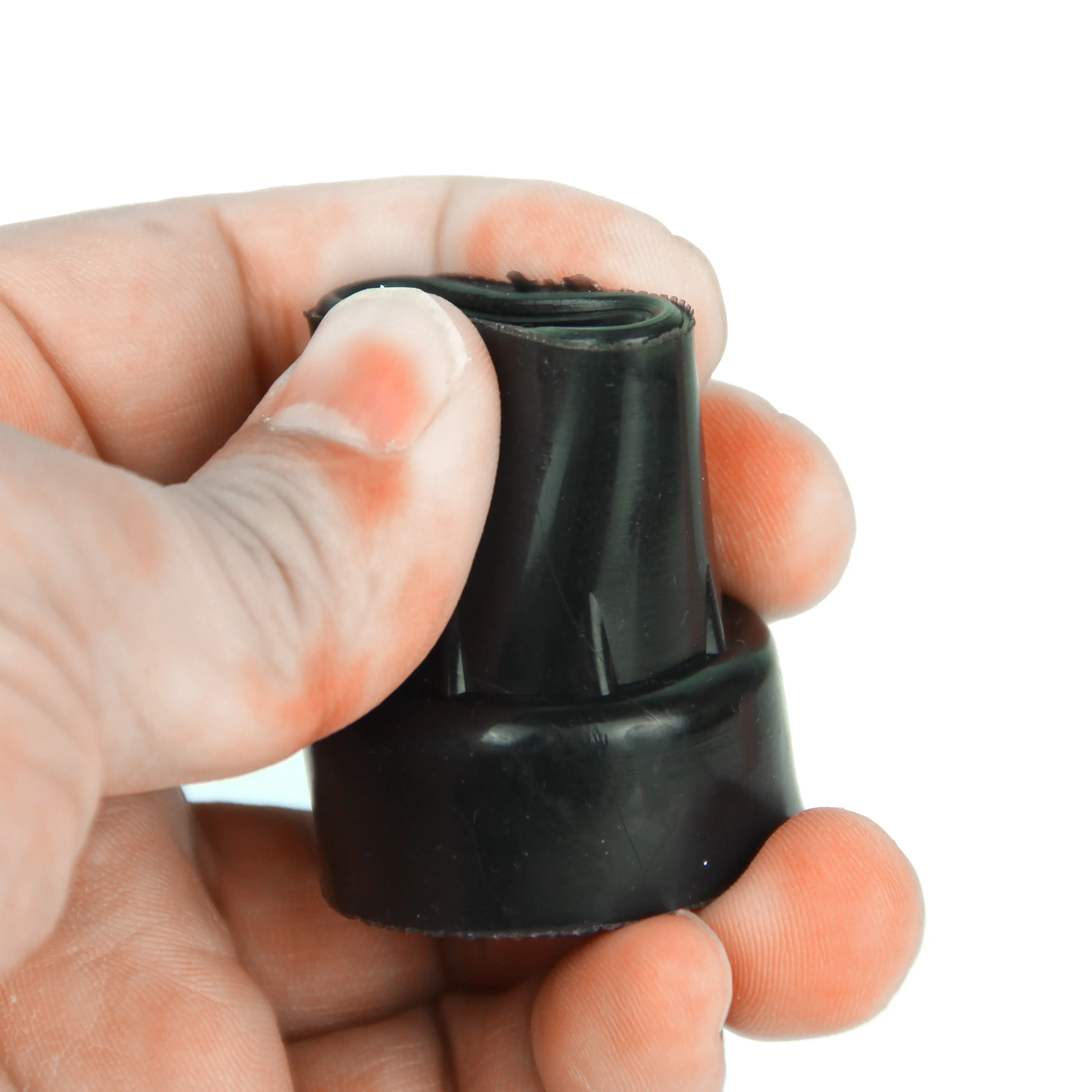 Walking Hiking Stick End Cover Tips Cane Crutch Pad Ferrule End Bottom soft rubber cane stick glue mats plastic head