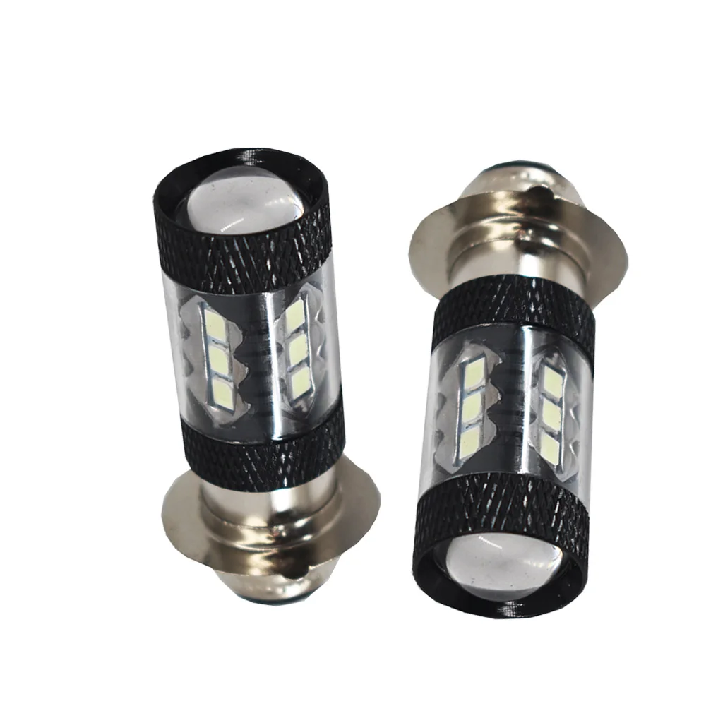 

2x Headlights For Yamaha Raptor 700 700R 2006-2018 80W 8000K LED Bulb H6M