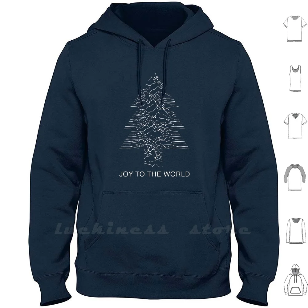 Joy To The World-Joy Division/Indistrutties Christmas Hoodies Manica Lunga Joy Division Peter Hook