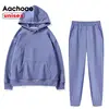 Aachoae-Conjunto de 2 piezas de chándal Sudadera con capucha y pantalones, Unisex, 100% polar, algodón, talla grande, 2022 ► Foto 1/6