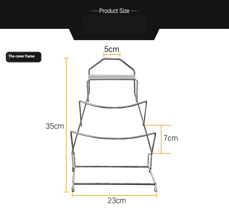 Нержавеющая сталь сковорода горшок стойка крышка Подставка ложка губка держатель подставки для плиты органайзер для хранения кухонные товары Аксессуары