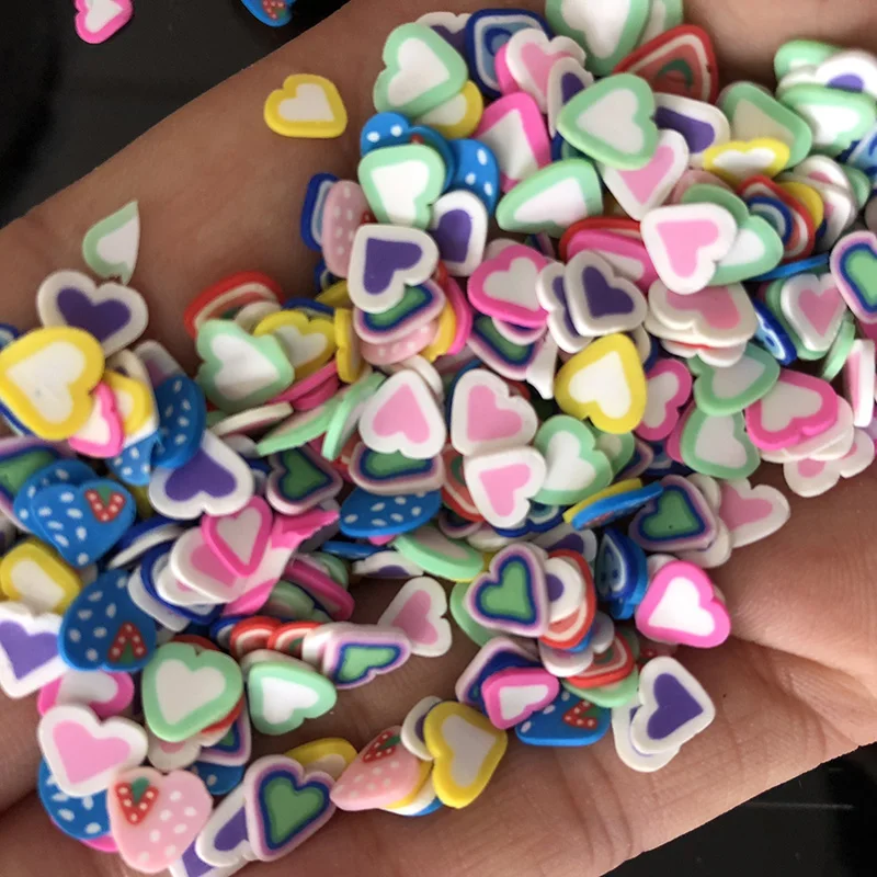 

1 Pack Nail Art Colorful Tiny Fruit slices Sequins for Nails DIY Design Acrylic Beauty Polymer Clay Nail Art Accessories 1000g