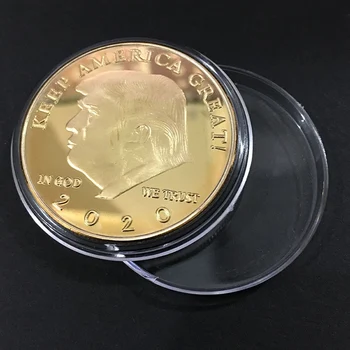 

New Trump President Art Coin Collection Gift 2020 Gold Commemorative Coins