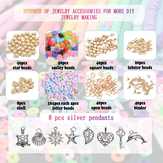 Polymer Jewelry Making Kit Accessories  Clay Jewelry Making Kit  Accessories - Beads - Aliexpress