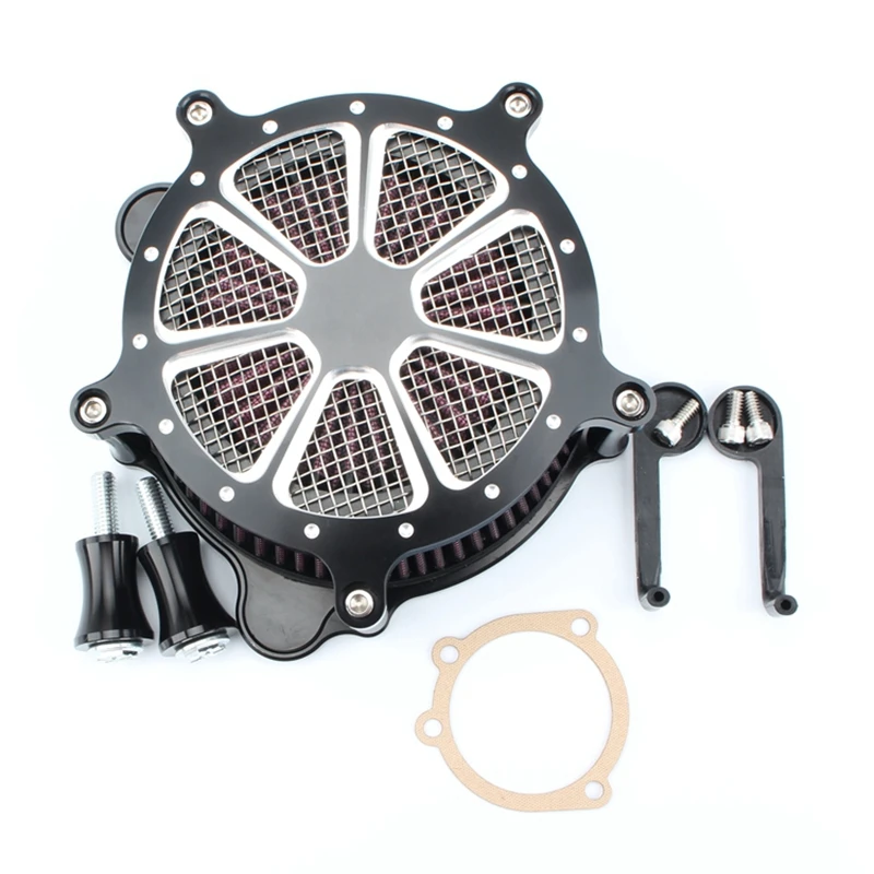 

Motorcycle Air Cleaner Venturi Intake Filter for Softail Custom FXST 93-15