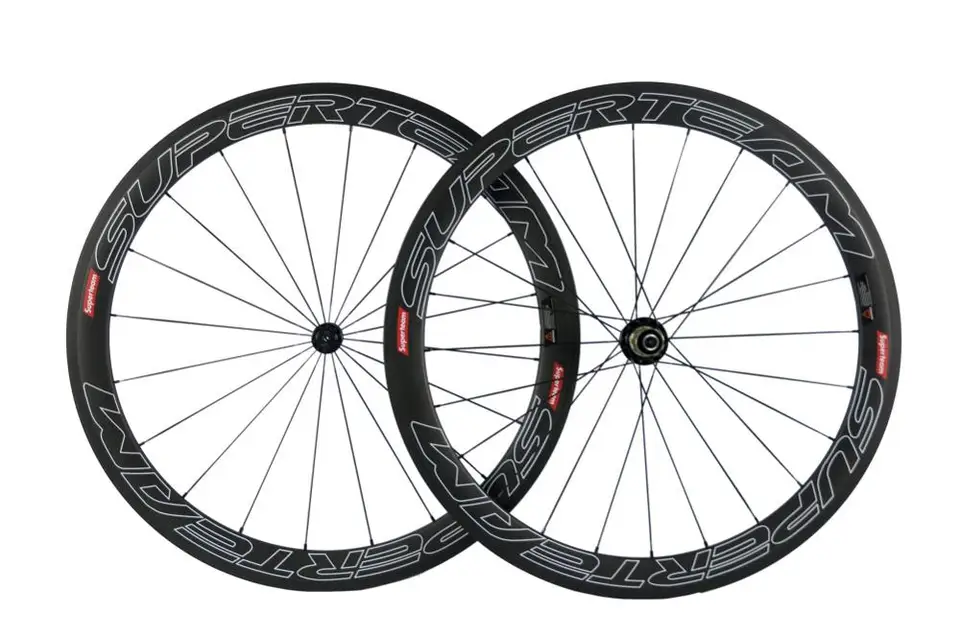 SUPERTEAM カーボンホイール 700C 50mm ロードバイクホイール Amazon | Superteamカーボンホイール50mmクリンチャー700cバイク