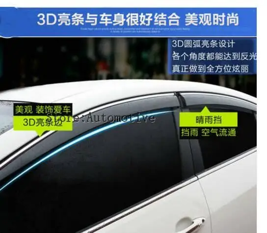 Козырек оконный ветровой дефлектор дым Дождь Защита от солнца вентиляционное