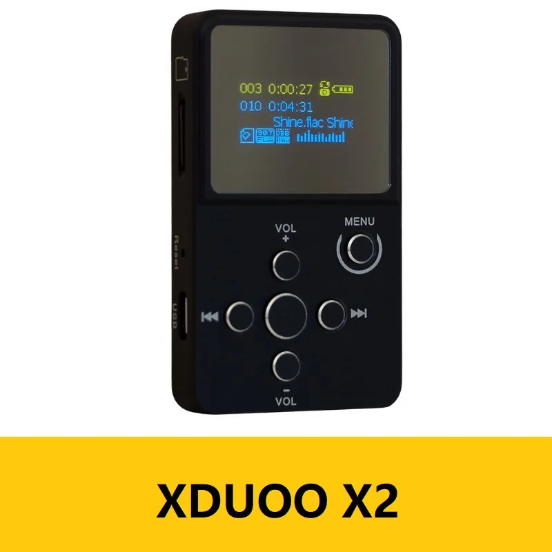 Цвет! Начального уровня Hi-Fi MP3 музыкальный плеер FLAC Xduoo X2 Поддержка MP3 WMA ape flac WAV формат уполномоченным продавцом - Цвет: XDUOO X2