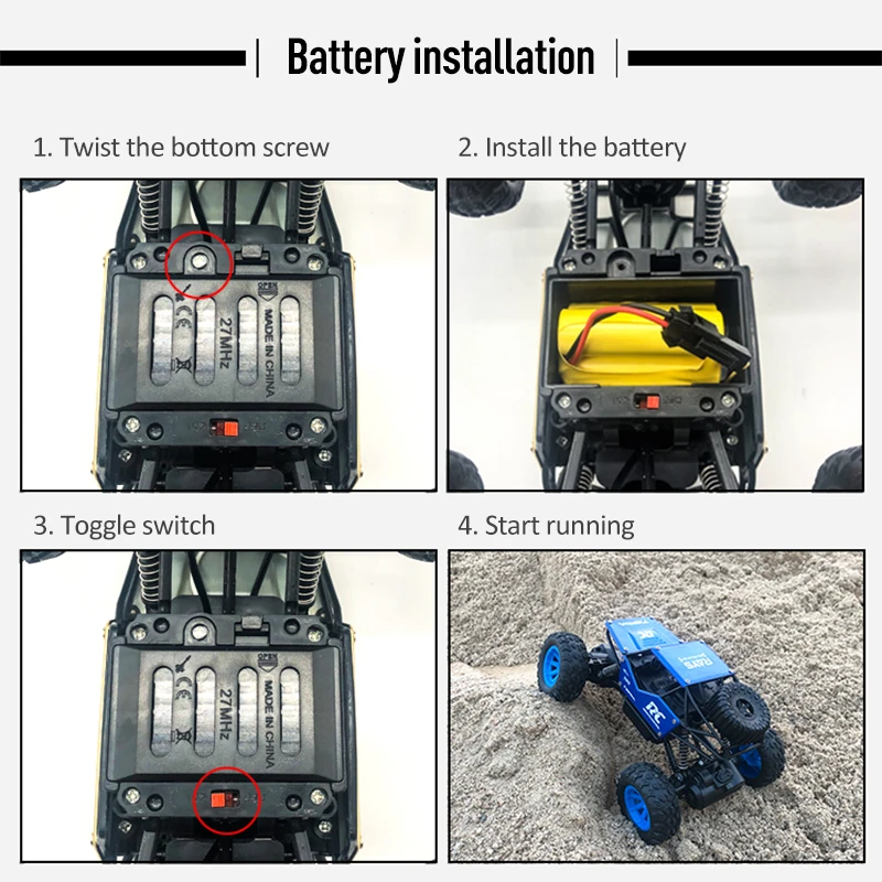 Новая 1:18 4WD Радиоуправляемая машина обновленная версия 2,4G Радиоуправляемая машинка игрушки радиоуправляемая игрушка модель для детей Рождественский подарок