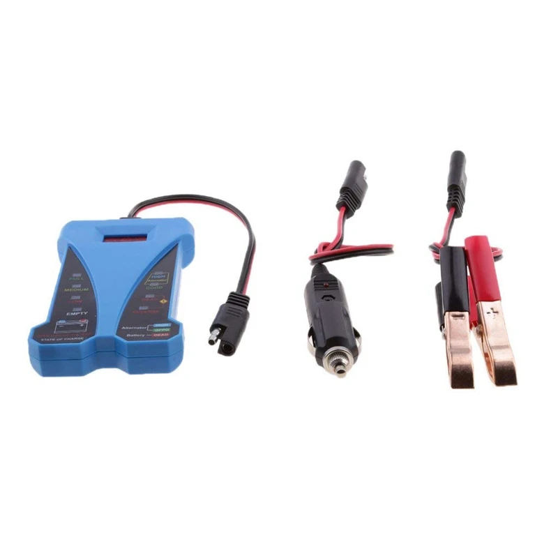 12V DC LED Digital Battery Tester with cigarette lighter plug for truck car
