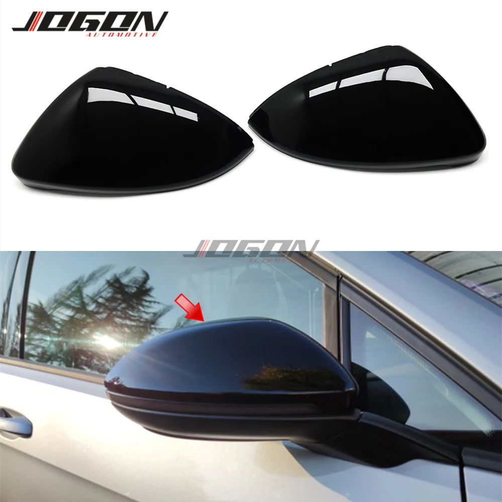 2 шт. запасные крышки для VW GOLF 7 MK7 GTI R GTE GTD 2013 2019 Touran 2016 2017 ABS|rear view mirror cover|view mirrorside rear |
