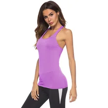 Жилет для йоги, эластичное быстросохнущее обтягивающее платье для похудения, спортивный костюм для бега, фитнеса, футболка для аэробики